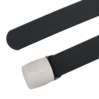 Black Canvas Ratchet Belt with adjustable size from 110-130cm