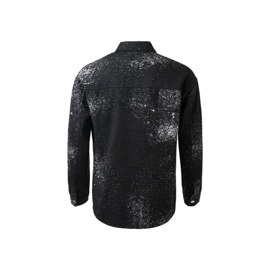 Galaxy Print Effect Long Sleeve Shirt